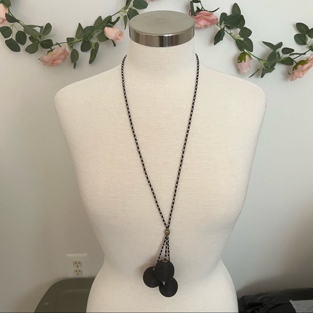 Thread Wrapped Ball Necklace, NWT - Picture 7 of 7